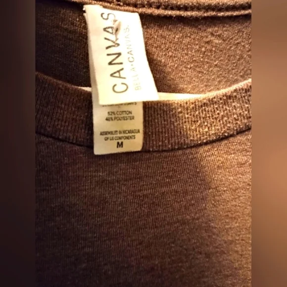 Bella Brown Peace And Kindness T-shirt Size Medium - Picture 2 of 2